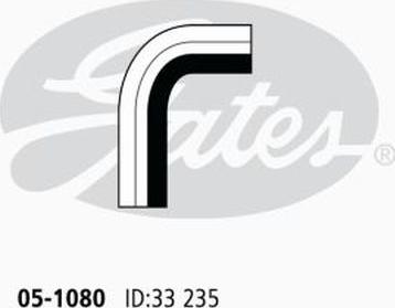 GATES 05-1080 - Furtun radiator aaoparts.ro