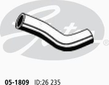 GATES 05-1809 - Furtun radiator aaoparts.ro
