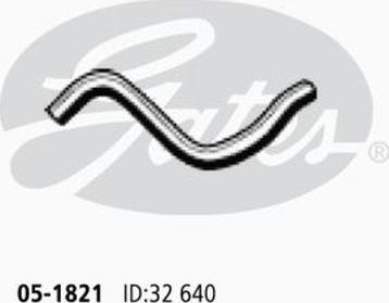 GATES 05-1821 - Furtun radiator aaoparts.ro