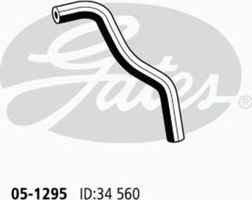 GATES 05-1295 - Furtun radiator aaoparts.ro
