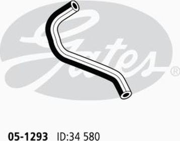 GATES 05-1293 - Furtun radiator aaoparts.ro