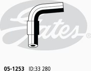 GATES 05-1253 - Furtun radiator aaoparts.ro