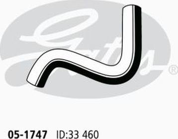 GATES 05-1747 - Furtun radiator aaoparts.ro