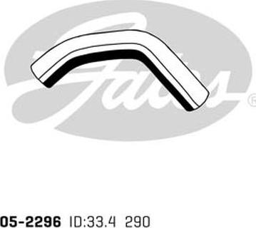 GATES 05-2296 - Furtun radiator aaoparts.ro
