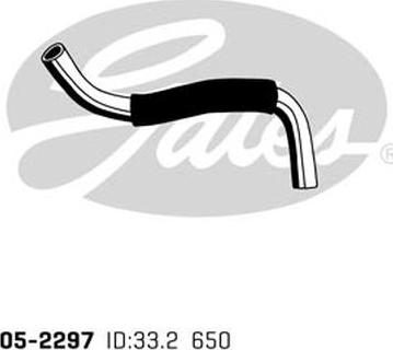 GATES 05-2297 - Furtun radiator aaoparts.ro