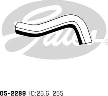 GATES 05-2289 - Furtun radiator aaoparts.ro