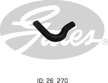 GATES 02-0950 - Furtun radiator aaoparts.ro