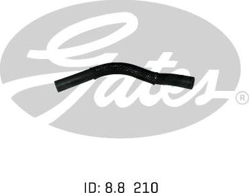 GATES 02-0547 - Furtun radiator aaoparts.ro