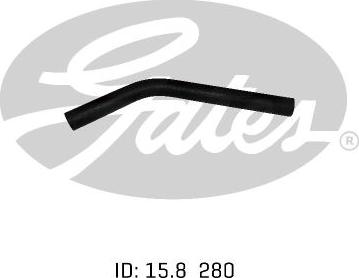 GATES 02-0558 - Furtun radiator aaoparts.ro