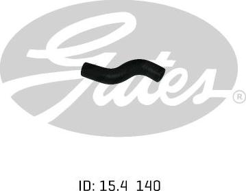 GATES 02-0557 - Furtun radiator aaoparts.ro