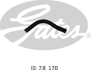 GATES 02-0575 - Furtun radiator aaoparts.ro