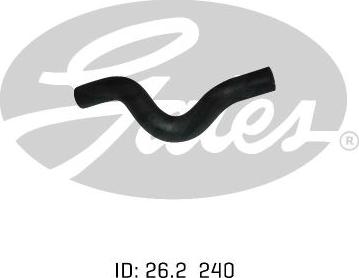 GATES 02-0806 - Furtun radiator aaoparts.ro