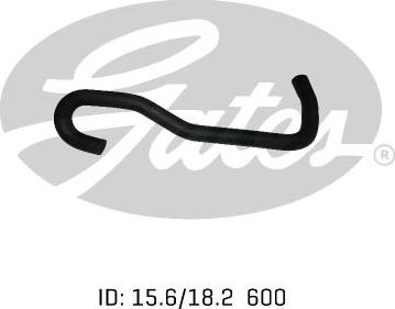 GATES 02-0824 - Furtun radiator aaoparts.ro