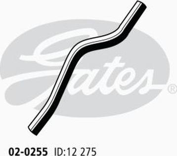 GATES 02-0255 - Furtun radiator aaoparts.ro