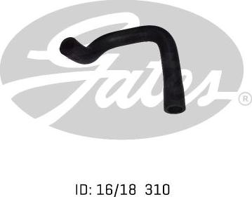 GATES 02-0781 - Furtun radiator aaoparts.ro