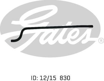 GATES 02-1004 - Furtun radiator aaoparts.ro