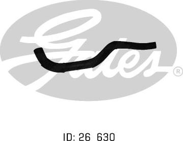 GATES 02-1029 - Furtun radiator aaoparts.ro