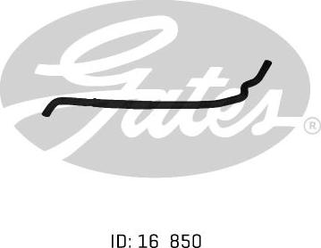 GATES 02-1163 - Furtun radiator aaoparts.ro