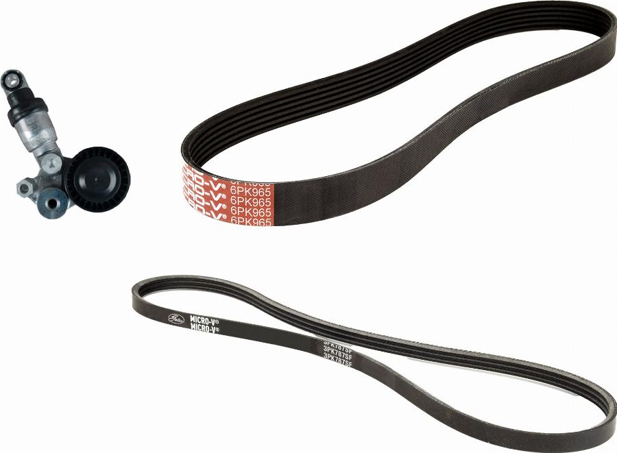 GATES AK016PK965 - Set curea transmisie cu caneluri aaoparts.ro