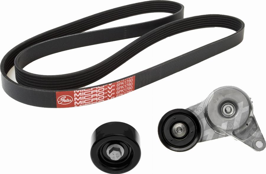 GATES AK016PK1780 - Set curea transmisie cu caneluri aaoparts.ro