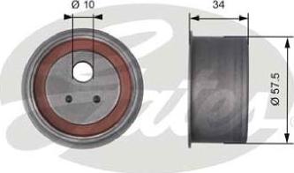 GATES T41271 - Rola intinzator,curea distributie aaoparts.ro