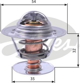 GATES TH11292G1 - Termostat,lichid racire aaoparts.ro