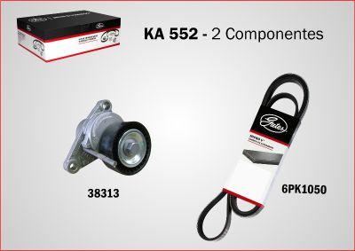 GATES KA552 - Set curea transmisie cu caneluri aaoparts.ro