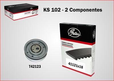 GATES KS102 - Set curea de distributie aaoparts.ro