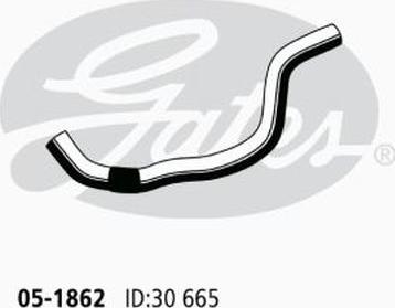 GATES 05-1862 - Furtun radiator aaoparts.ro