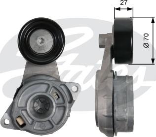 GATES ACK5PK1135K1 - Set curea transmisie cu caneluri aaoparts.ro