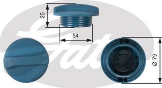 GATES RC205 - Buson,vas expansiune aaoparts.ro