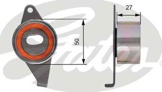 GATES T41245 - Rola intinzator,curea distributie aaoparts.ro