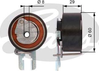 GATES T43158 - Rola intinzator,curea distributie aaoparts.ro