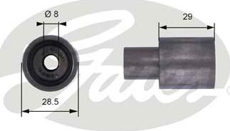 GATES T42051 - Rola ghidare / conducere, curea distributie aaoparts.ro