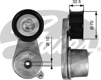 GATES T39129 - Intinzator curea, curea distributie aaoparts.ro