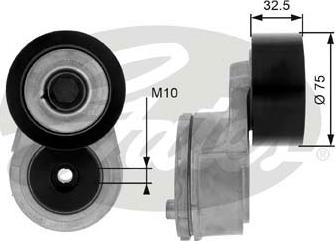 GATES T38568 - Intinzator curea, curea distributie aaoparts.ro