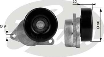 GATES T38145 - Intinzator curea, curea distributie aaoparts.ro