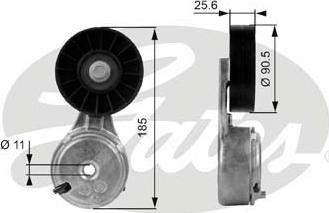 GATES T38105 - Intinzator curea, curea distributie aaoparts.ro