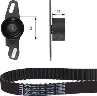 GATES TCK070N - Set curea de distributie aaoparts.ro