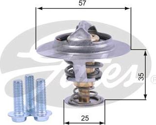 GATES TH44390G1 - Termostat,lichid racire aaoparts.ro