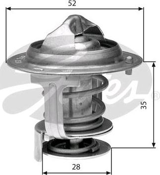 GATES TH29478G1 - Termostat,lichid racire aaoparts.ro