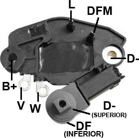 GAUSS GA997 - Regulator, alternator aaoparts.ro