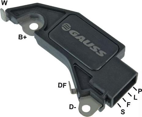 GAUSS GA408 - Regulator, alternator aaoparts.ro