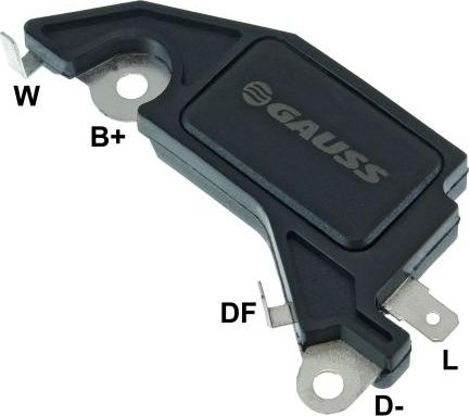 GAUSS GA432 - Regulator, alternator aaoparts.ro