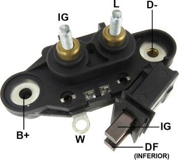 GAUSS GA500 - Regulator, alternator aaoparts.ro