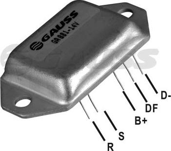 GAUSS GA881 - Regulator, alternator aaoparts.ro