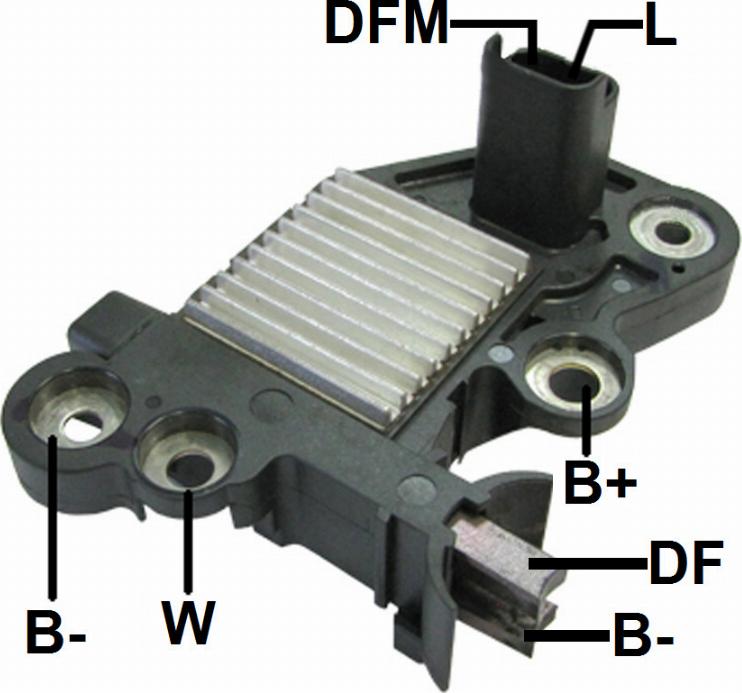 GAUSS GA344 - Regulator, alternator aaoparts.ro
