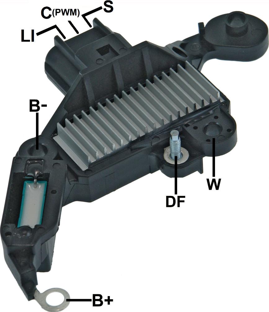 GAUSS GA360 - Regulator, alternator aaoparts.ro