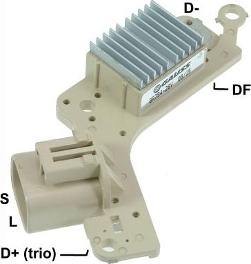 GAUSS GA794 - Regulator, alternator aaoparts.ro