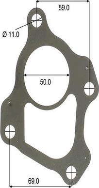 GCG Turbos Australia AATUR073 - Etansare, intrare turbina (compresor) aaoparts.ro